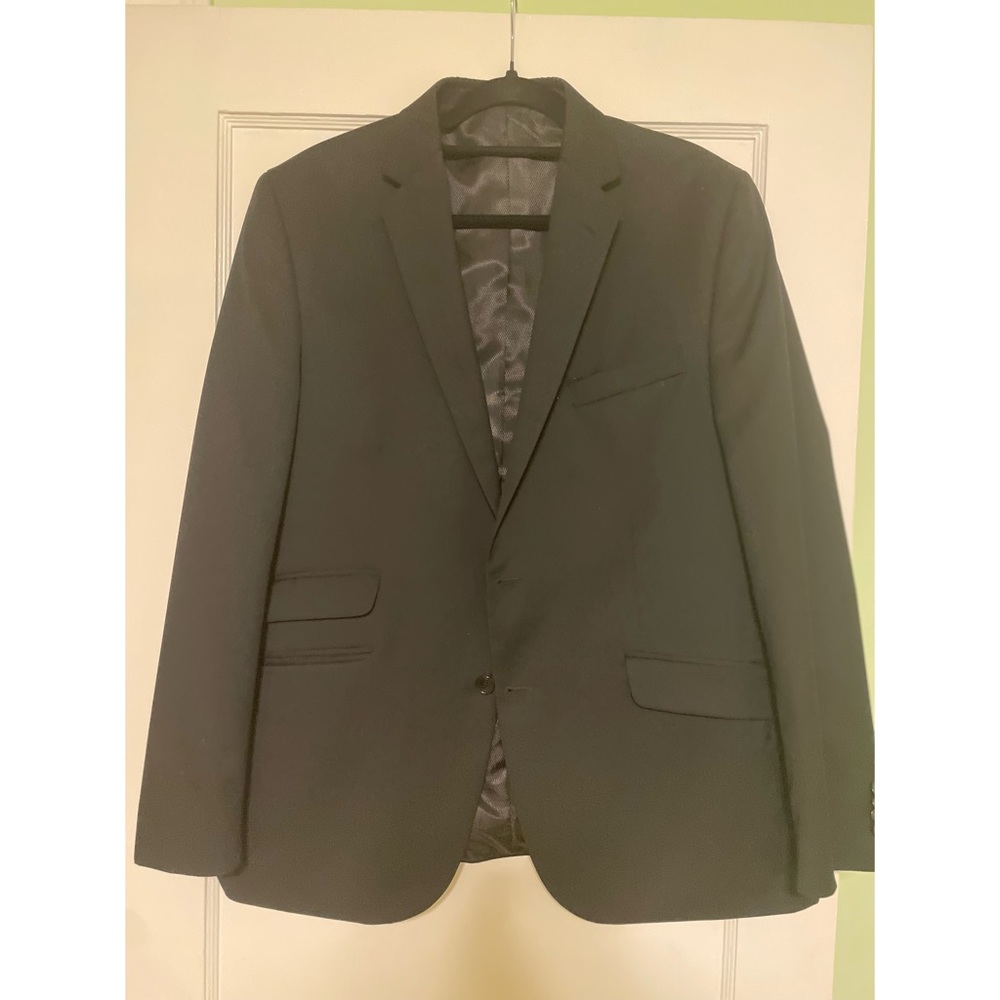 Mens Kenneth Cole Black Suit Jacket